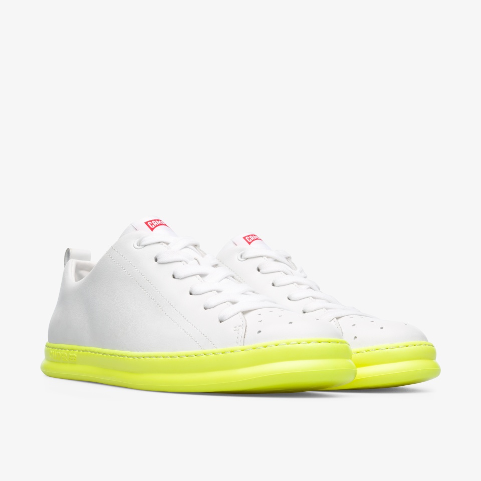 Camper Runner White/Yellow - Camper Mens Sneakers ||4980-ODUSX||